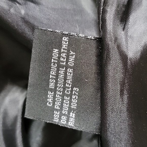 FREQUENCY OUTERWEAR Black Genuine Leather Jacket/ Size Xl. - Picture 11 of 12